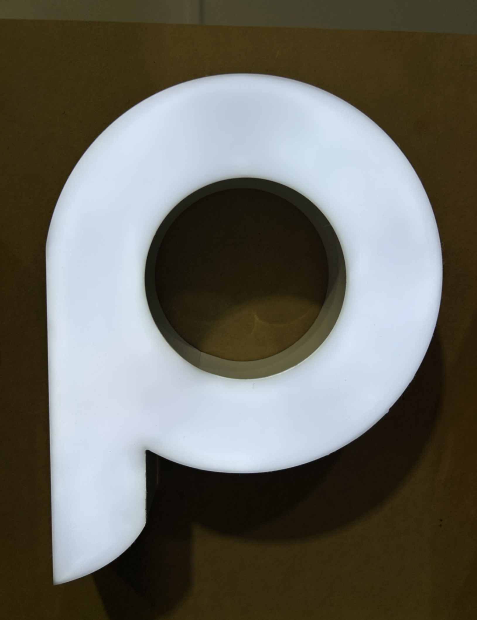 footer-contact illuminated LED letters sample Boolaroo, NSW
