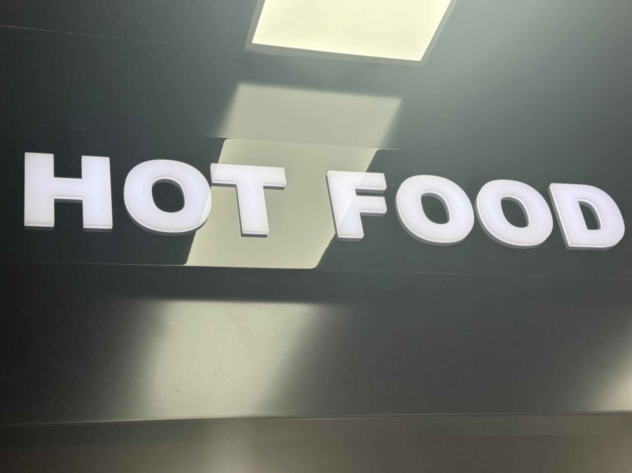 custom light box for Newcastle based service station